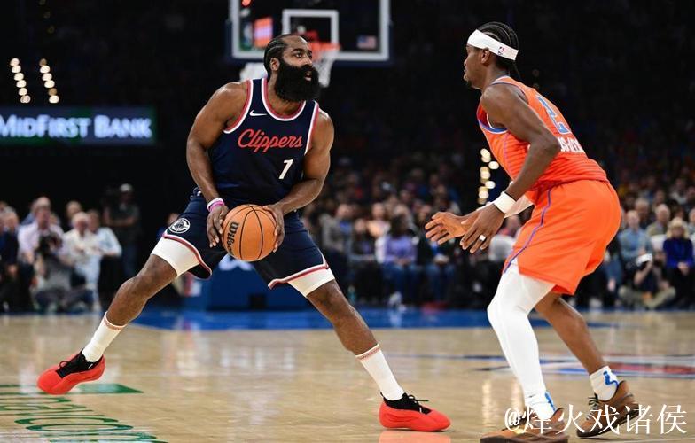 亚历山大狂砍45分哈登准三双 雷霆打破快船4连胜